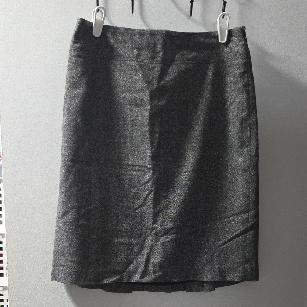 LOFT Dark Gray Pencil Skirt